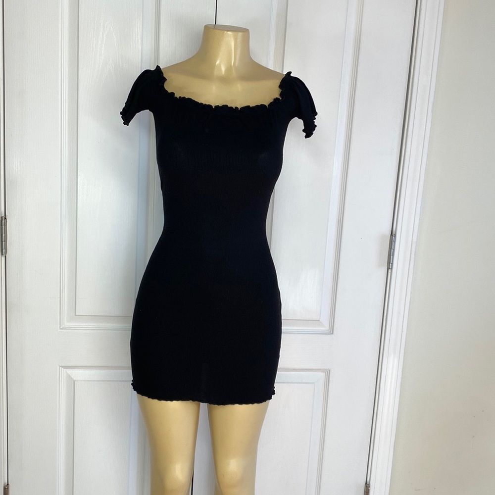 Heart & hips dress, black color, size L
